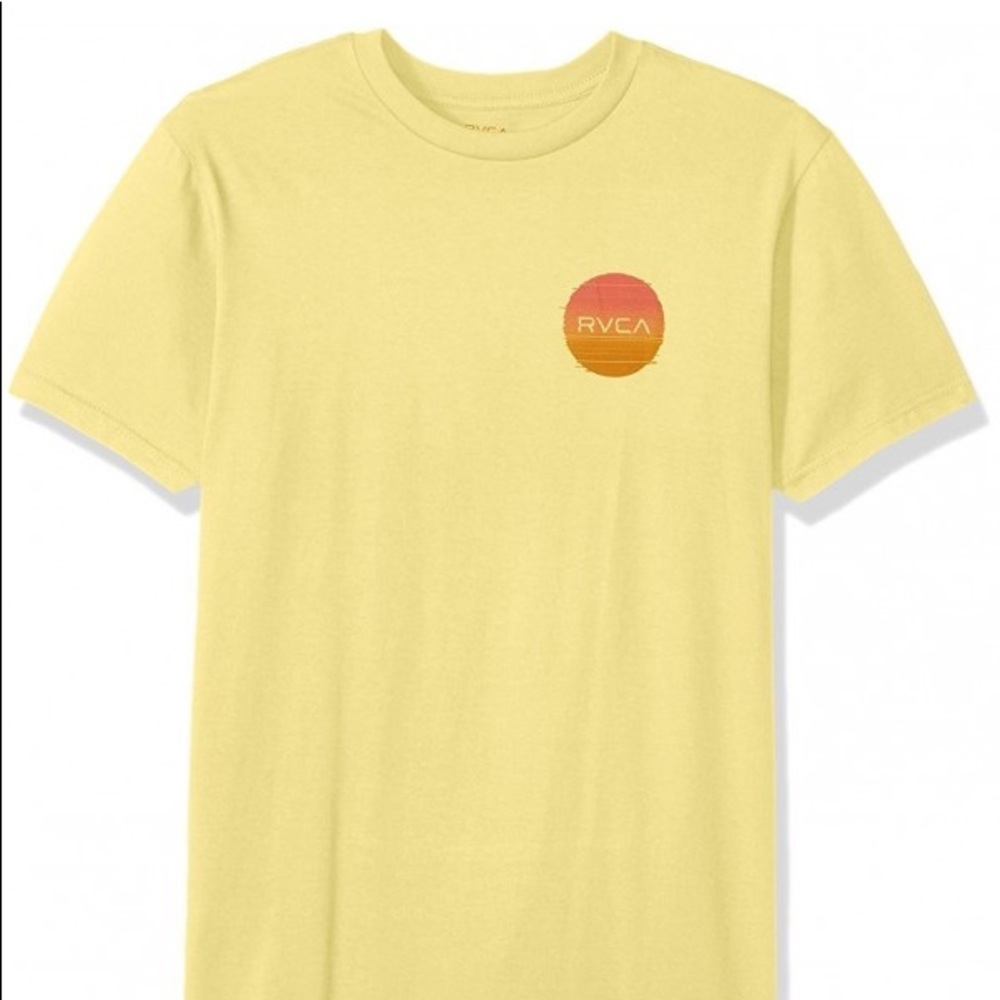 RVCA yellow sun summer t-shirt men’s